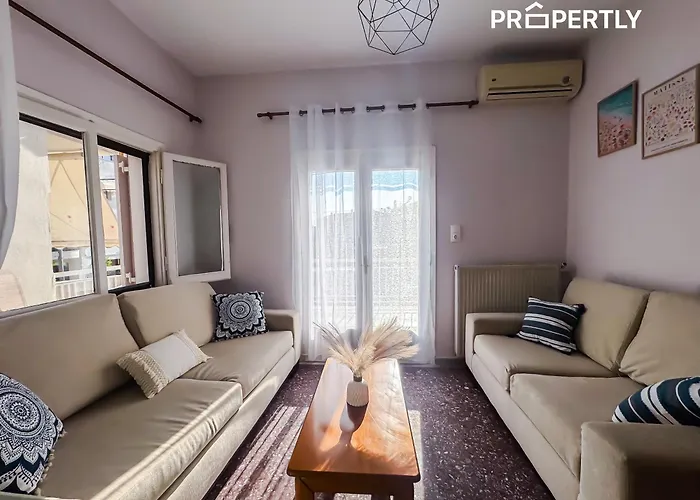 Appartement Seaside Family House - Private Parking #propertly Nea Kallikrateia