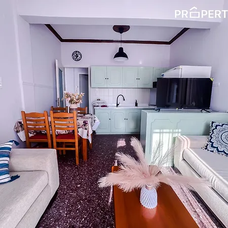 公寓 Seaside Family House - Private Parking #propertly Nea Kallikrateia
